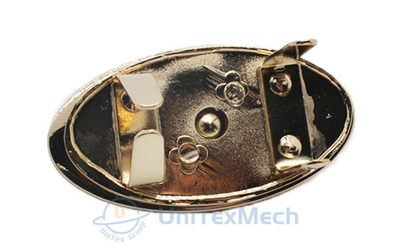 Oval Turn Twist Bag Lock Wallet Clasp Hardware 10-0002