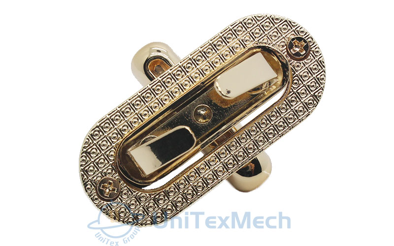 Gold Classic Twist Lock Handbag Lock Clasp 10-0014