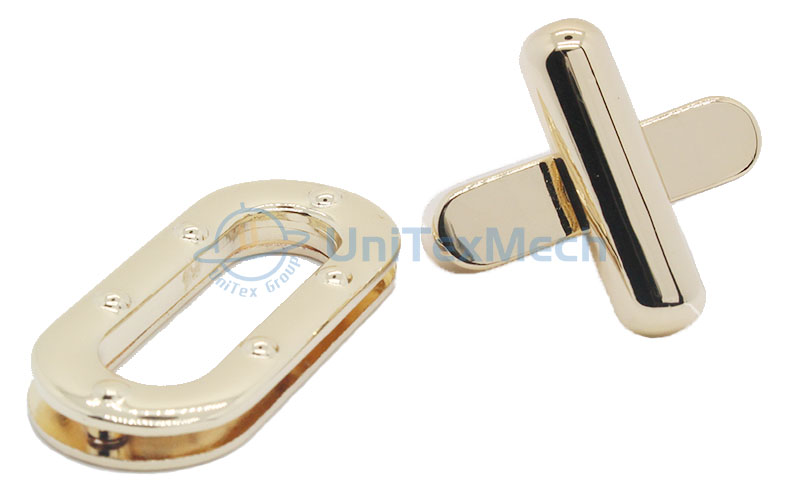 Gold Classic Twist Lock Handbag Lock Clasp 10-0014