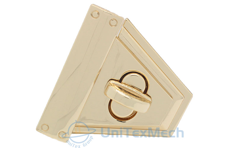 Gold Turn Handbag Lock Twist Lock Hardware  10-0027