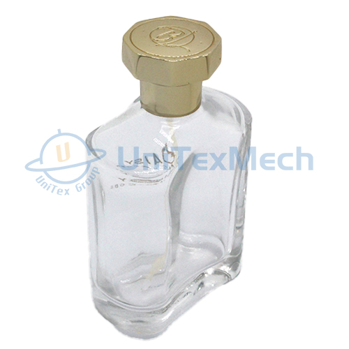 Octagon Shape Alloy Gold Perfume Bottle Cap 40-0011