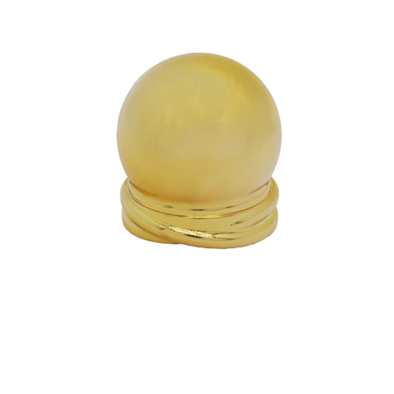 Gold Alloy Simply Circle Perfume Bottle Cap 40-0008