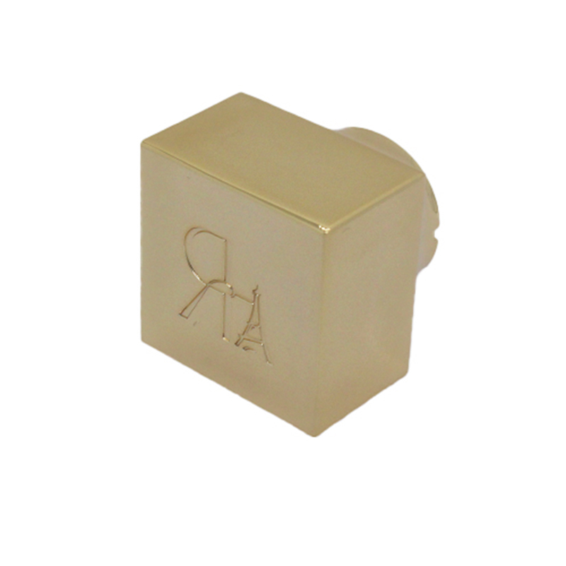 Custom Logo Cube Metal Perfume Bottle Cap 40-0017