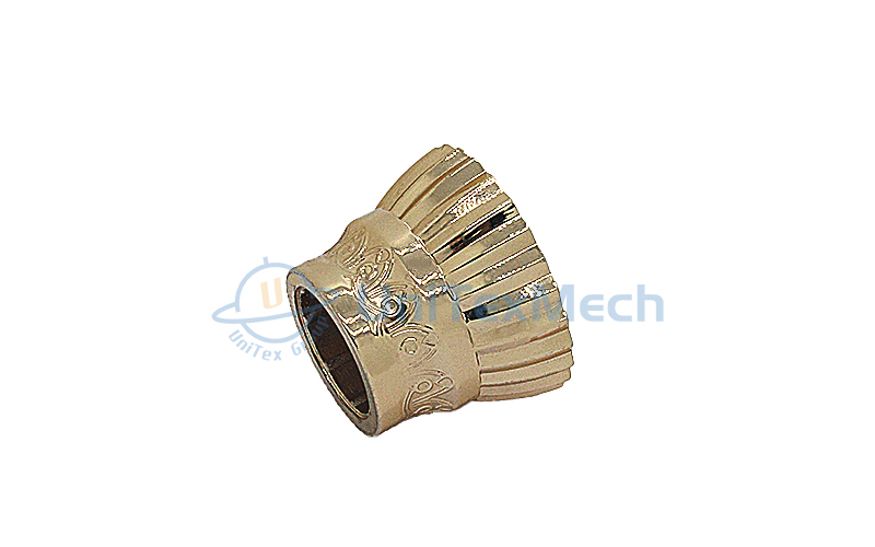 Embossed Pattern Gold Perfume Bottle Cap 40-0018