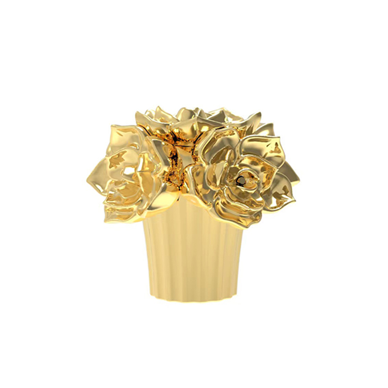 Metal Elegance Flower Perfume Cap 40-0022