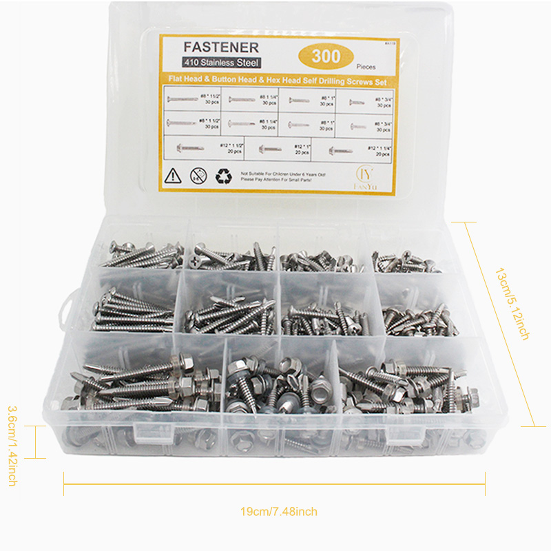 410 Stainless Steel Hardware Assortment Kit A119